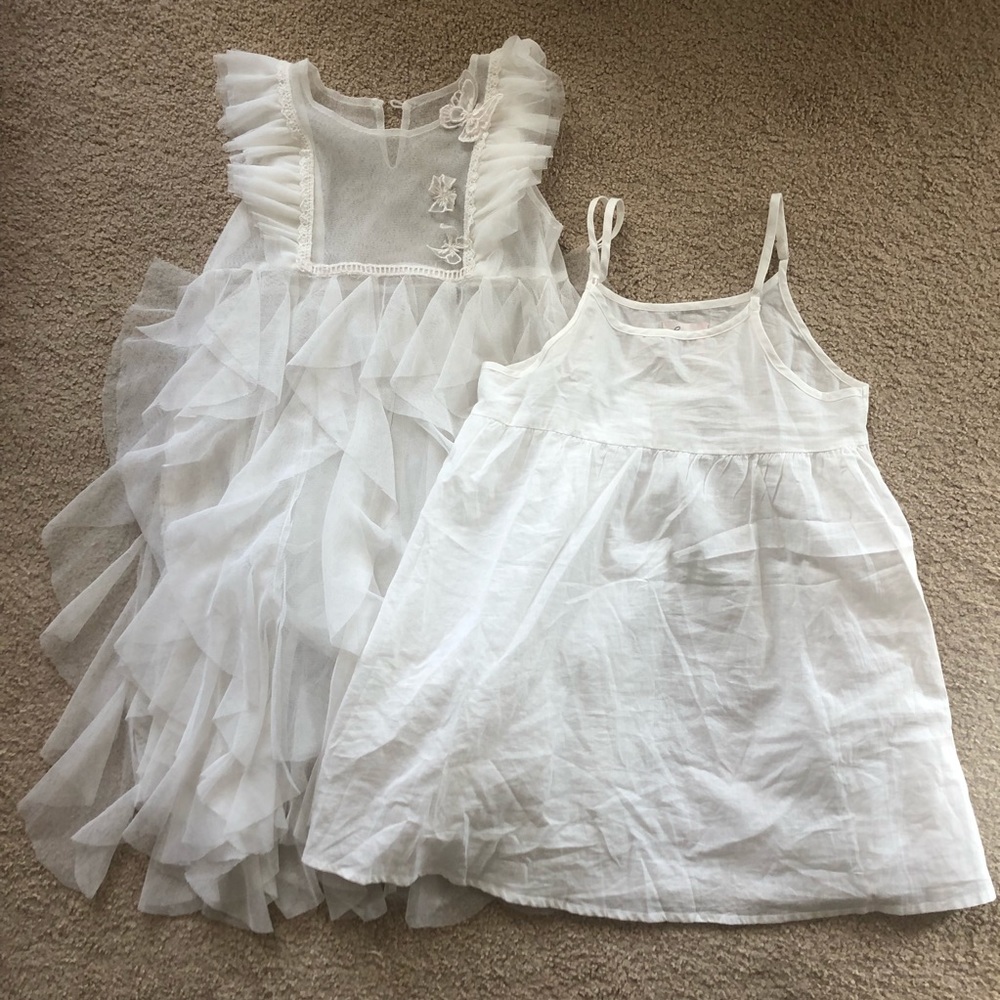 White Luna Luna flower girl dress - Picture 5 of 7